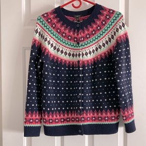 Vintage Talbots fair isle cardigan MP